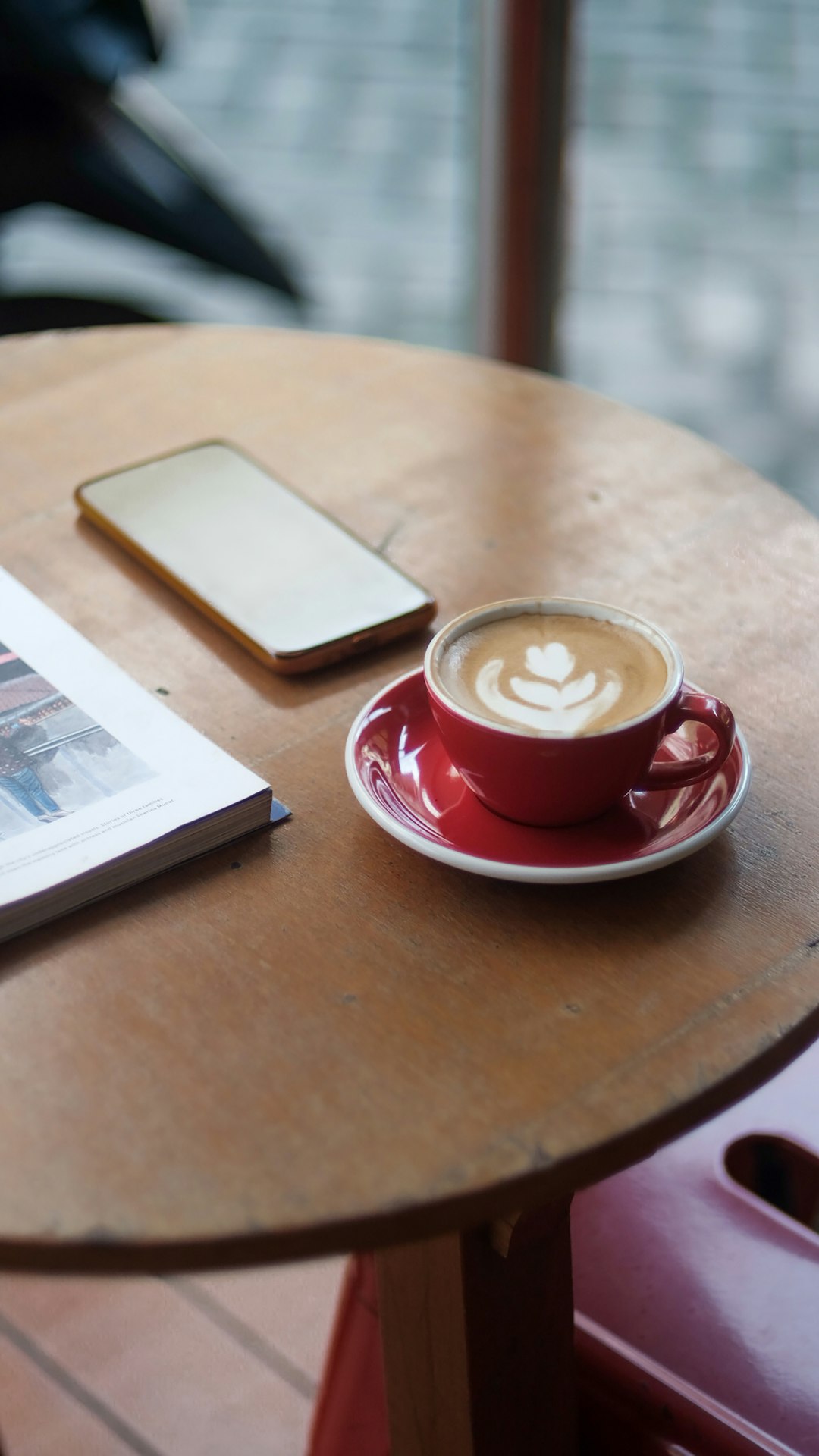 a cup of sipped cappucino to make your day